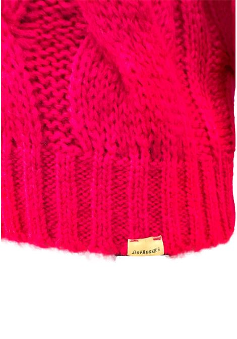 Crew-neck jumper with braids ROY ROGER'S | sweaters | A19RND503C7530000160